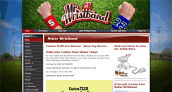 Desktop Screenshot of misterwristband.com